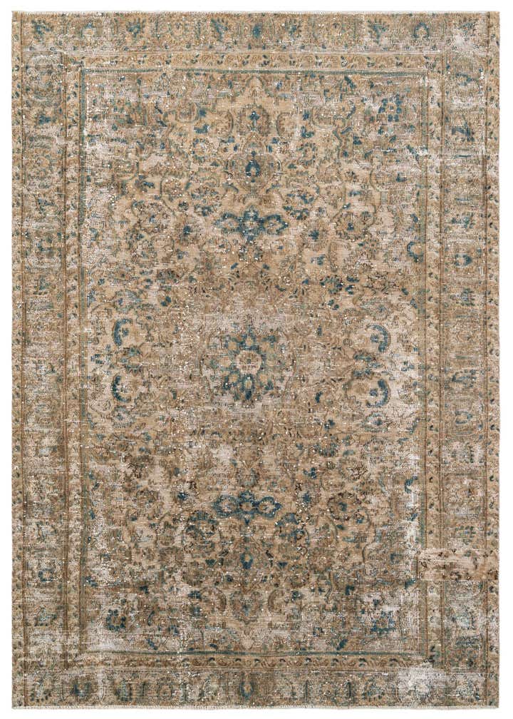 6' x 8' 7 Hand Knotted Ultra Vintage Wool Rug