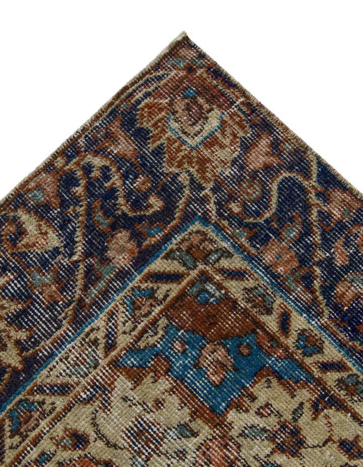 4' 3 x 7' 10 Hand Knotted Ultra Vintage Persian Wool Rug