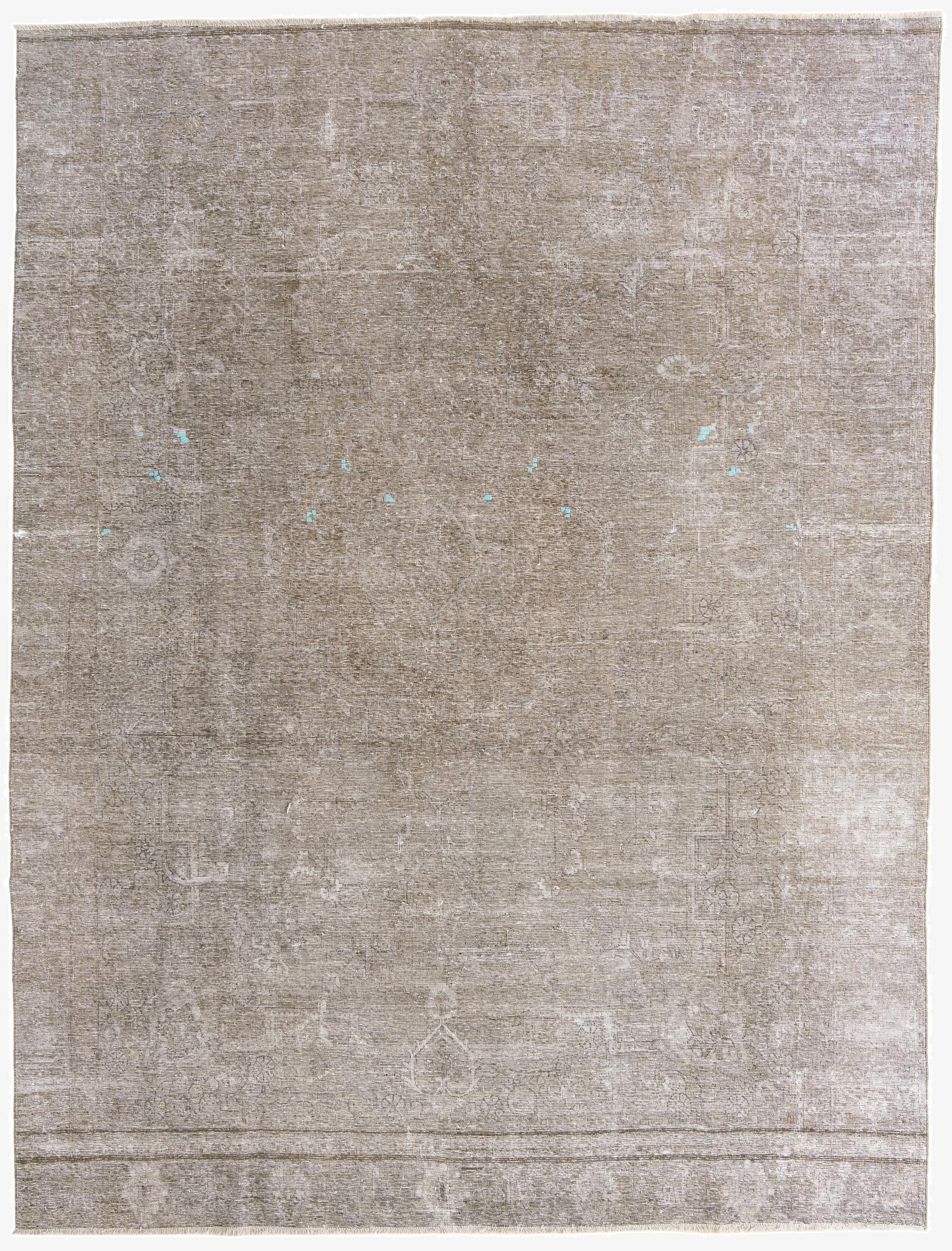 8' 8 x 11' 5  Hand Knotted Ultra Vintage Persian Wool Rug