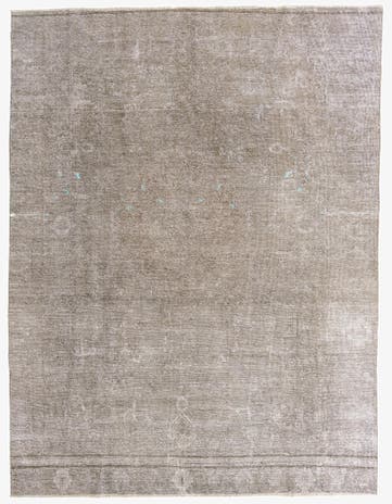 8' 8 x 11' 5 Hand Knotted Ultra Vintage Persian Wool Rug