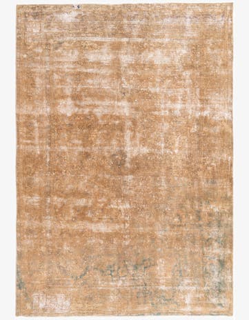 6' 3 x 9' 2 Hand Knotted Ultra Vintage Persian Wool Rug