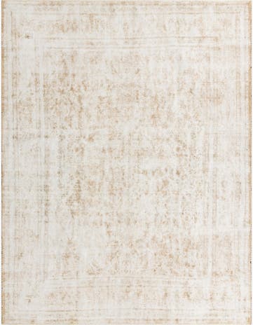 9' 2 x 12' 2 Hand Knotted Ultra Vintage Persian Wool Rug