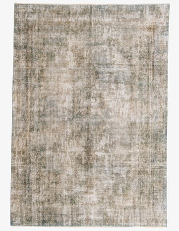 8' 6 x 12' 6 Hand Knotted Ultra Vintage Persian Wool Rug