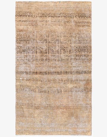 3' 3 x 5' 8 Hand Knotted Ultra Vintage Persian Wool Rug