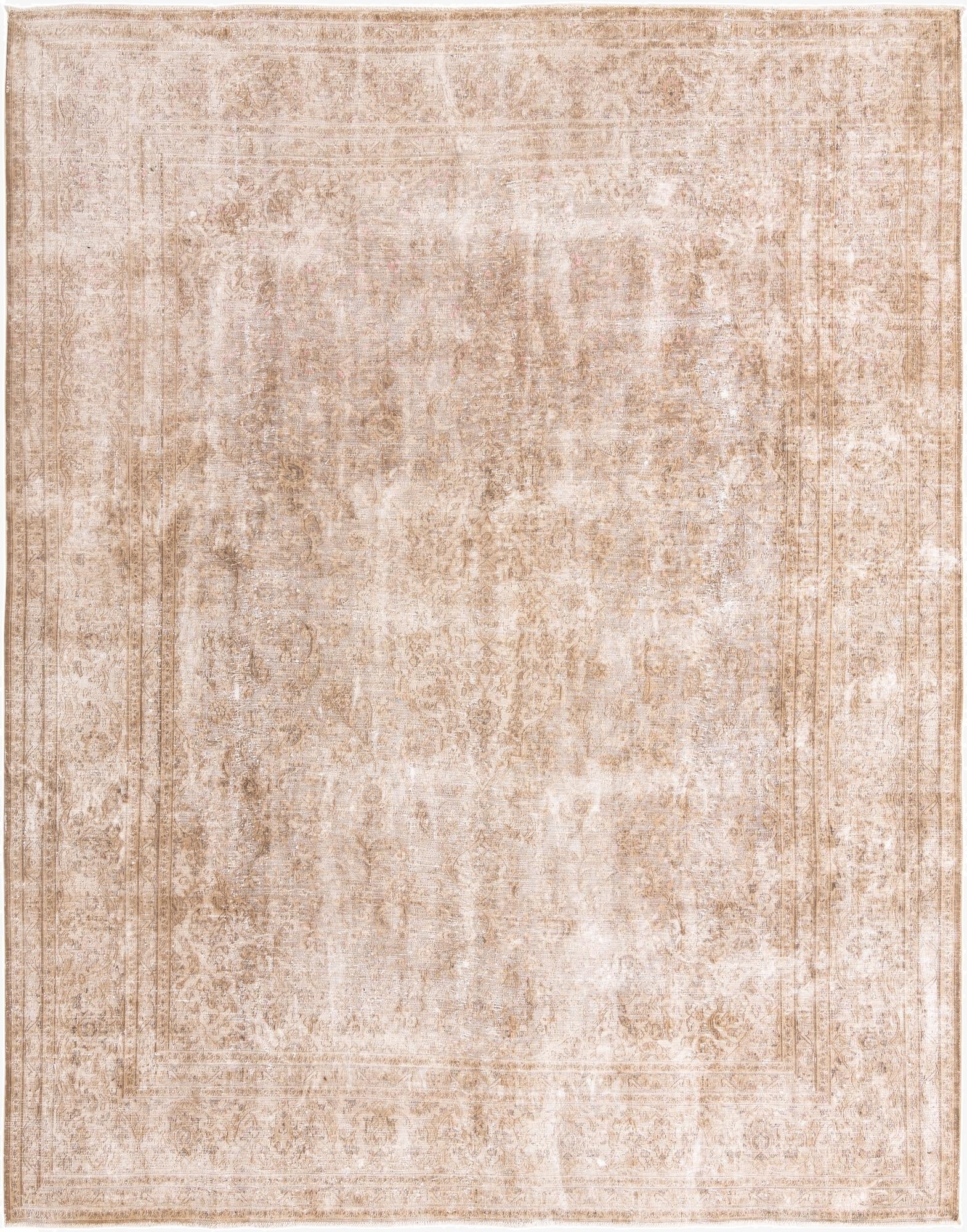 Primary image 9' 9 x 12' 7  Hand Knotted Ultra Vintage Persian Wool Rug