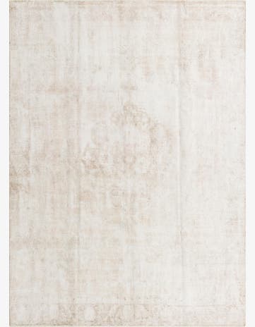 8' 10 x 12' Hand Knotted Ultra Vintage Persian Wool Rug