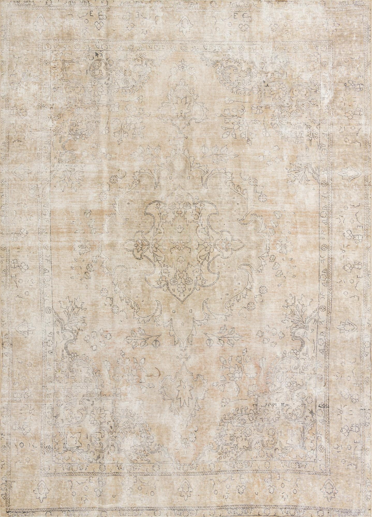 Primary image 9' 4 x 12' 8  Hand Knotted Ultra Vintage Persian Wool Rug