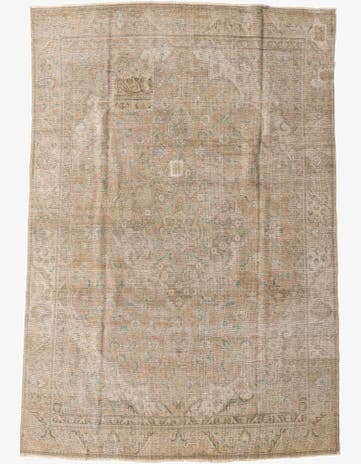 7' 6 x 11' Hand Knotted Ultra Vintage Persian Wool Rug