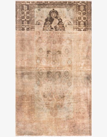 3' 2 x 5' 7 Hand Knotted Ultra Vintage Persian Wool Rug