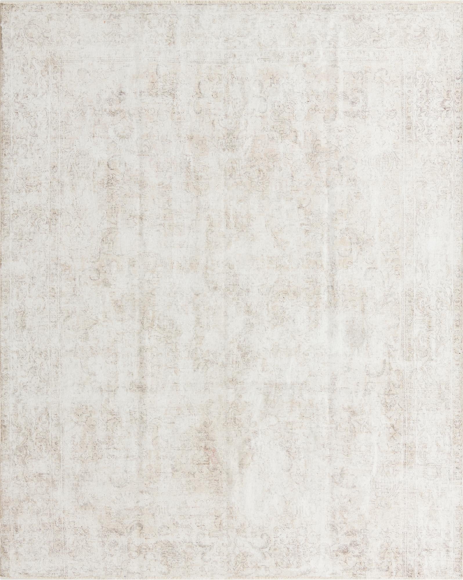 9' 3 x 11' 9  Hand Knotted Ultra Vintage Persian Wool Rug