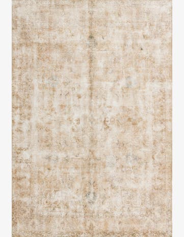 7' 3 x 10' 7 Hand Knotted Ultra Vintage Persian Wool Rug