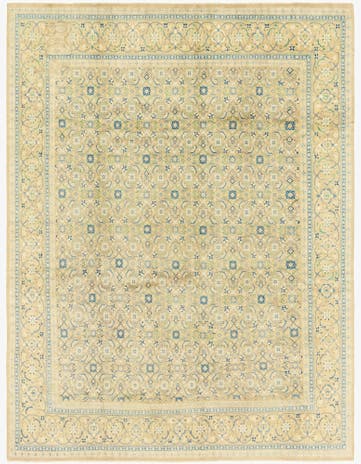 9' 6 x 12' 9 Hand Knotted Ultra Vintage Persian Wool Rug