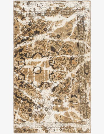 2' 8 x 4' 9 Hand Knotted Ultra Vintage Persian Wool Rug