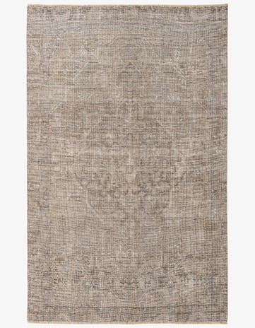 5' 5 x 8' 5 Hand Knotted Ultra Vintage Persian Wool Rug