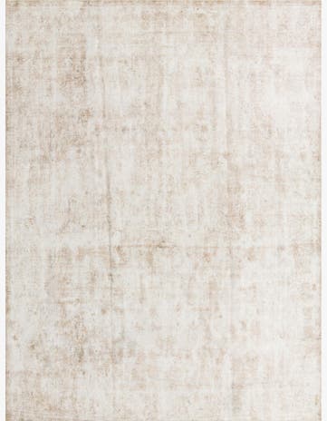 9' 8 x 12' 10 Hand Knotted Ultra Vintage Persian Wool Rug