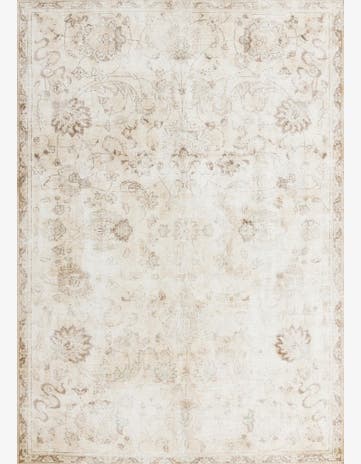 7' 4 x 10' 7 Hand Knotted Ultra Vintage Persian Wool Rug