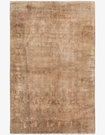 5' 3 x 8' 4 Hand Knotted Ultra Vintage Persian Wool Rug