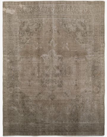 9' 7 x 12' 8 Hand Knotted Ultra Vintage Persian Wool Rug
