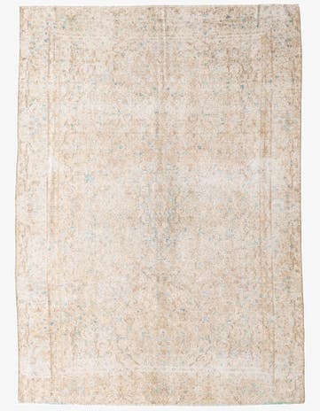 7' 8 x 10' 8 Hand Knotted Ultra Vintage Persian Wool Rug