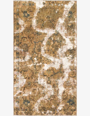 3' 4 x 6' Hand Knotted Ultra Vintage Persian Wool Rug