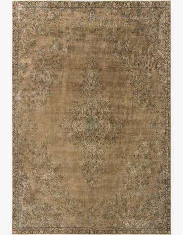 7' 8 x 11' 2 Hand Knotted Ultra Vintage Persian Wool Rug