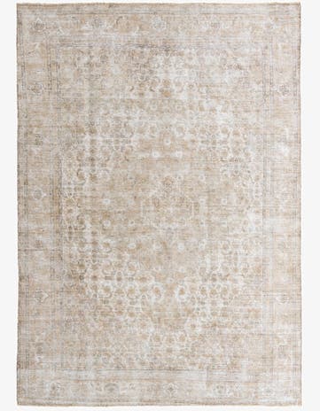 9' x 13' Hand Knotted Ultra Vintage Persian Wool Rug