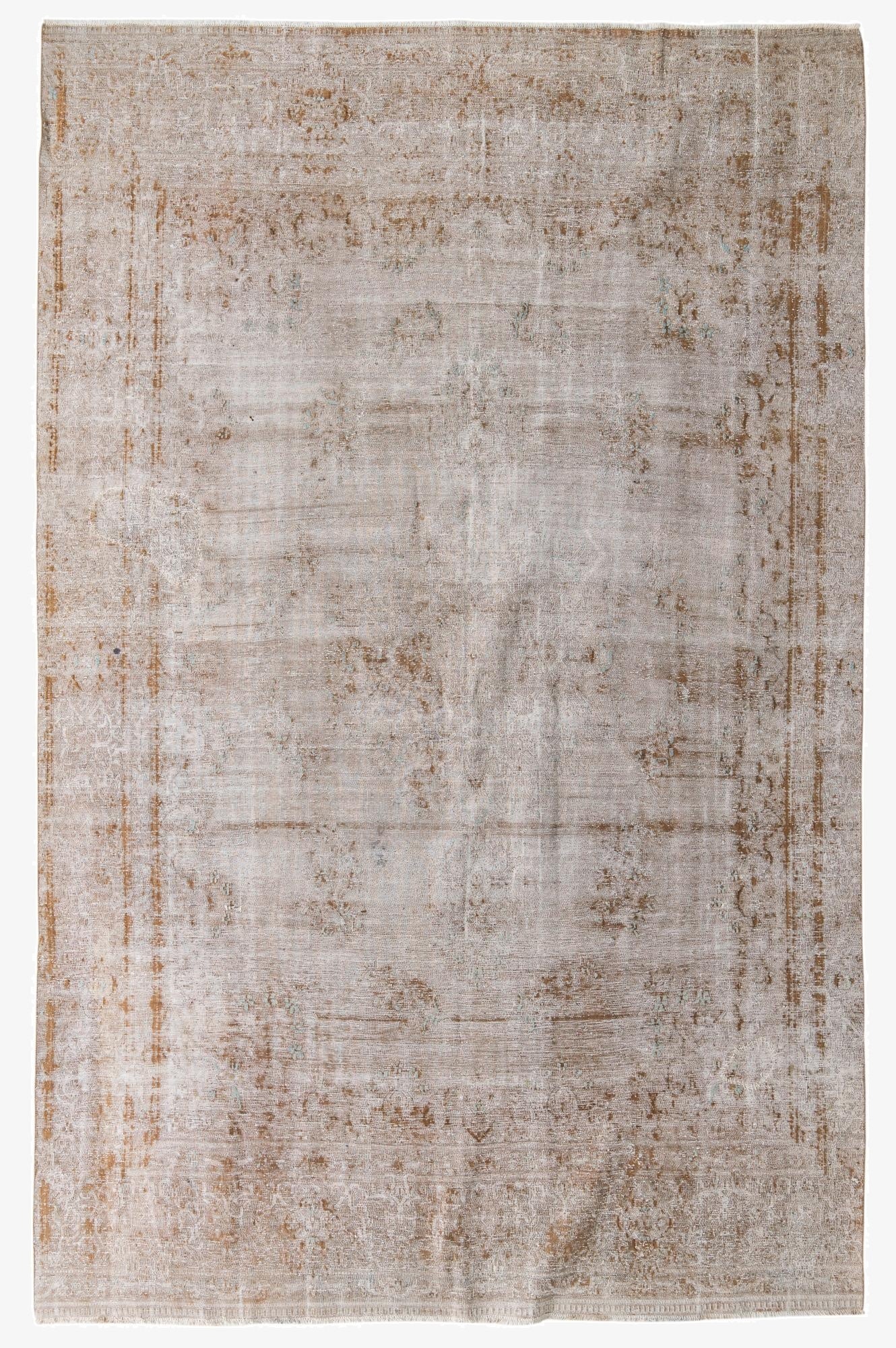 8' 6 x 13' 2  Hand Knotted Ultra Vintage Persian Wool Rug