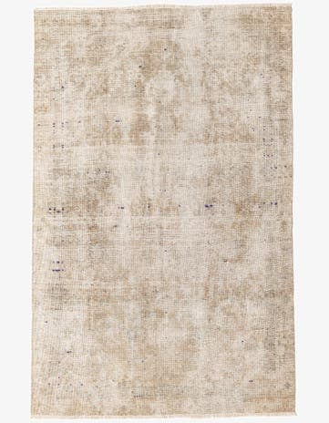 5' 7 x 8' 7 Hand Knotted Ultra Vintage Persian Wool Rug