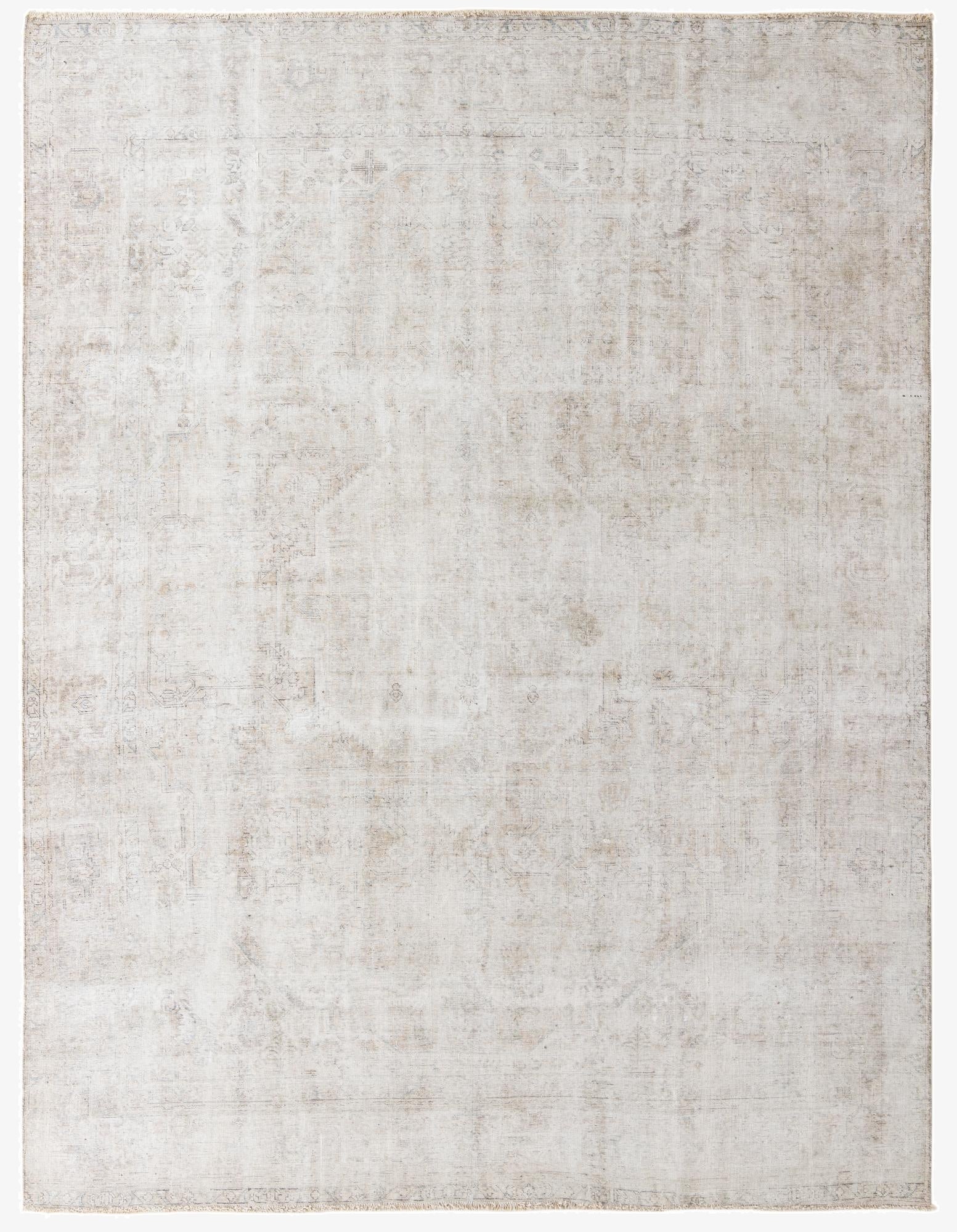 9' 3 x 12' 1  Hand Knotted Ultra Vintage Persian Wool Rug