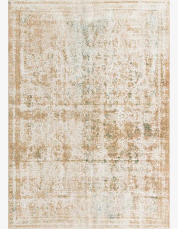 7' x 9' 10 Hand Knotted Ultra Vintage Persian Wool Rug