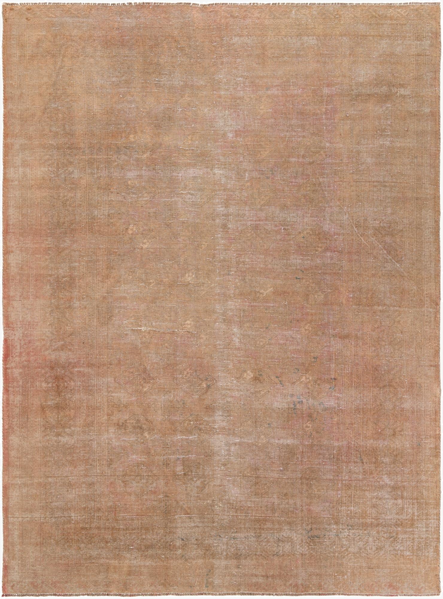 8' x 10' 10  Hand Knotted Ultra Vintage Persian Wool Rug