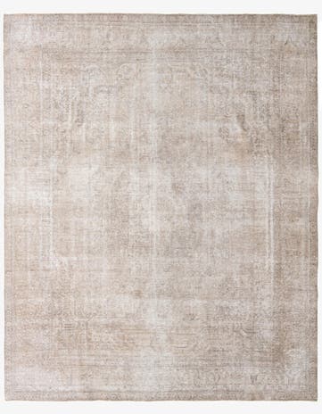 9' 8 x 12' 2 Hand Knotted Ultra Vintage Persian Wool Rug