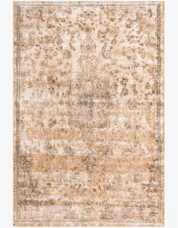 7' x 10' 1 Hand Knotted Ultra Vintage Persian Wool Rug