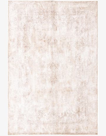 6' 7 x 10' Hand Knotted Ultra Vintage Persian Wool Rug