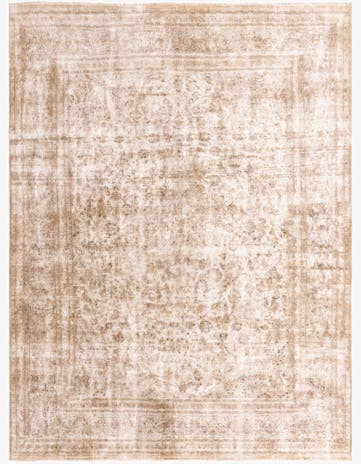 9' 8 x 12' 10 Hand Knotted Ultra Vintage Persian Wool Rug