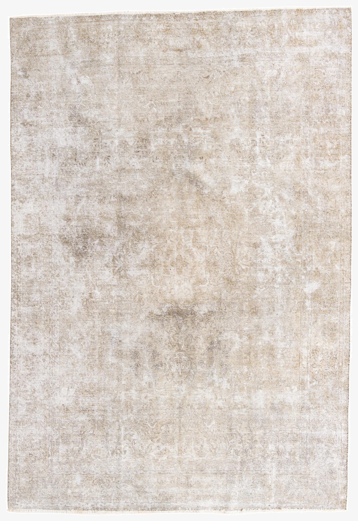 7' 7 x 11'  Hand Knotted Ultra Vintage Persian Wool Rug