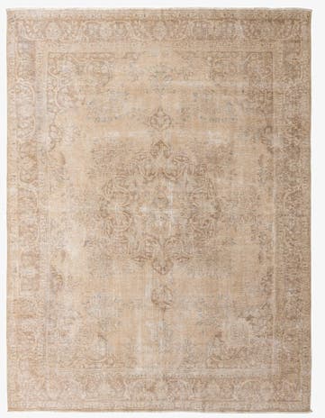 9' 6 x 12' 3 Hand Knotted Ultra Vintage Persian Wool Rug