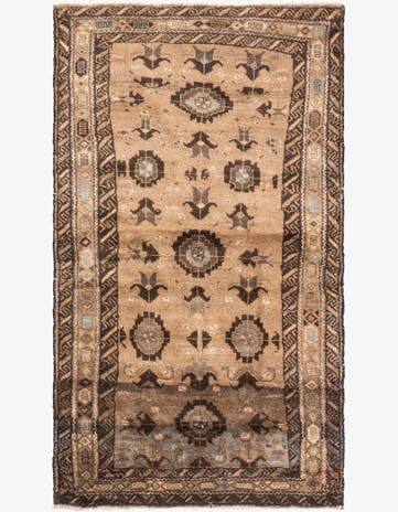 3' 3 x 5' 8 Hand Knotted Ultra Vintage Persian Wool Rug
