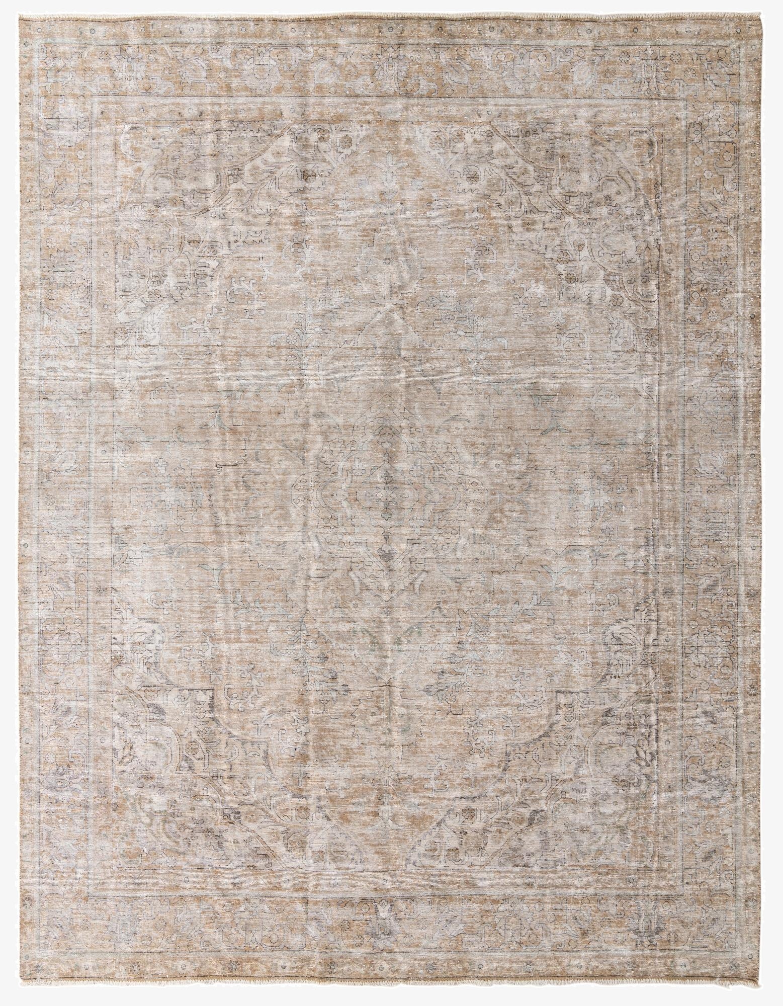 Primary image 9' 7 x 12' 4  Hand Knotted Ultra Vintage Persian Wool Rug
