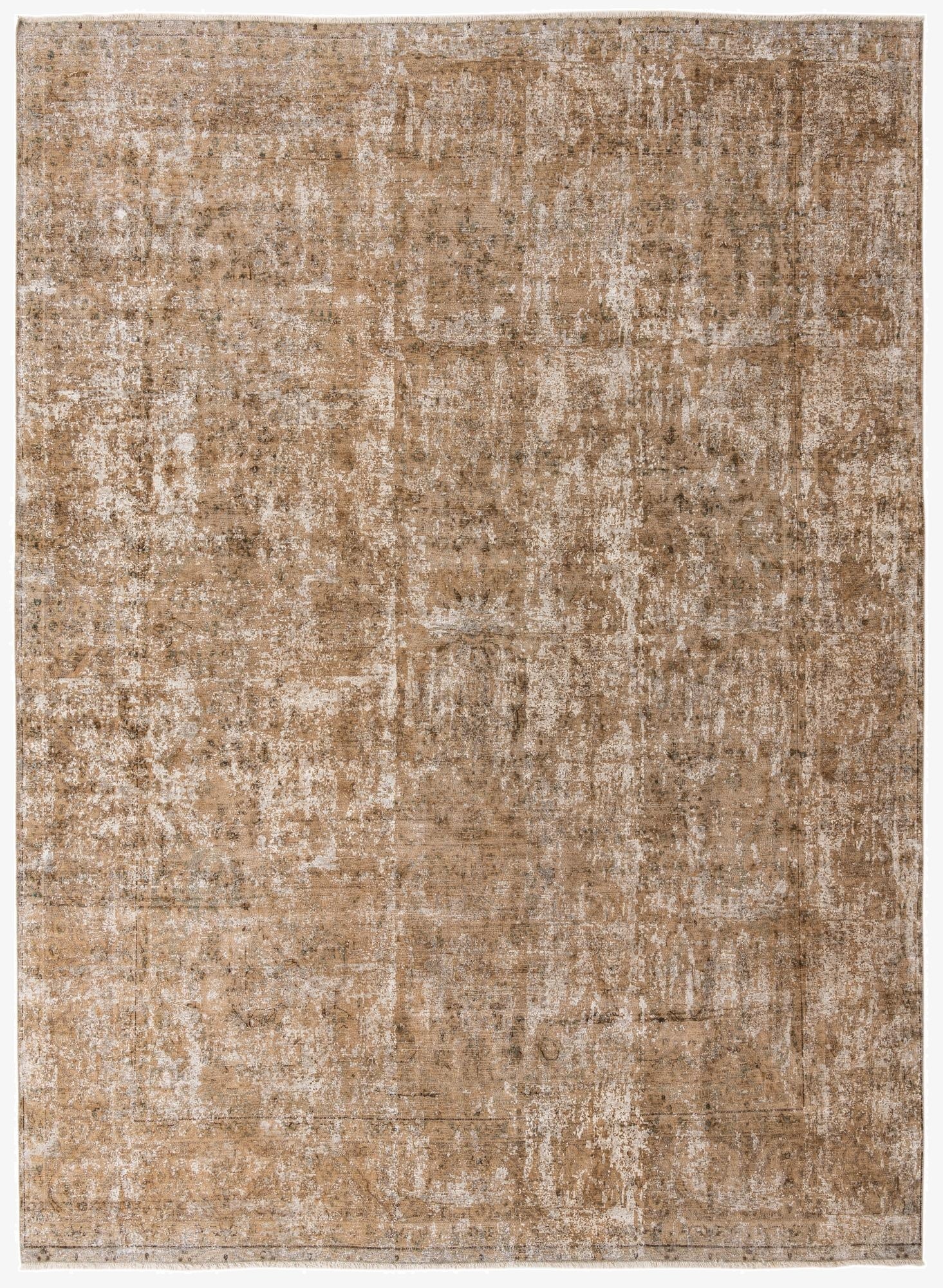 9' 5 x 13' 1  Hand Knotted Ultra Vintage Persian Wool Rug