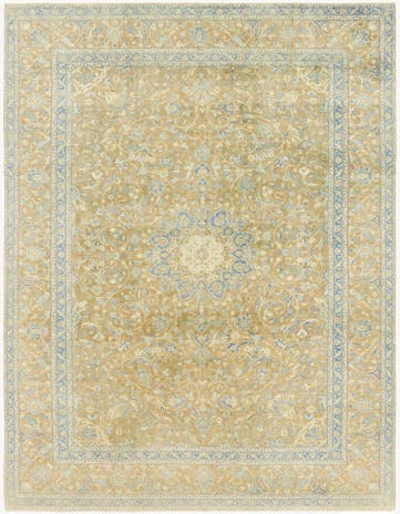 9' 3 x 12' 3 Hand Knotted Ultra Vintage Persian Wool Rug