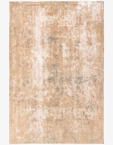 6' 4 x 9' 8 Hand Knotted Ultra Vintage Persian Wool Rug