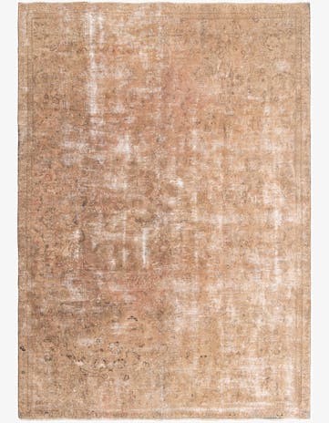 7' 6 x 10' 8 Hand Knotted Ultra Vintage Persian Wool Rug