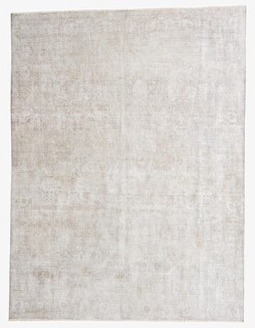 9' 4 x 12' 4 Hand Knotted Ultra Vintage Persian Wool Rug