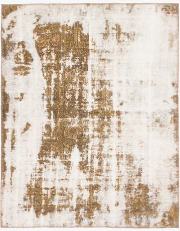 4' 7 x 5' 10 Hand Knotted Ultra Vintage Persian Wool Rug