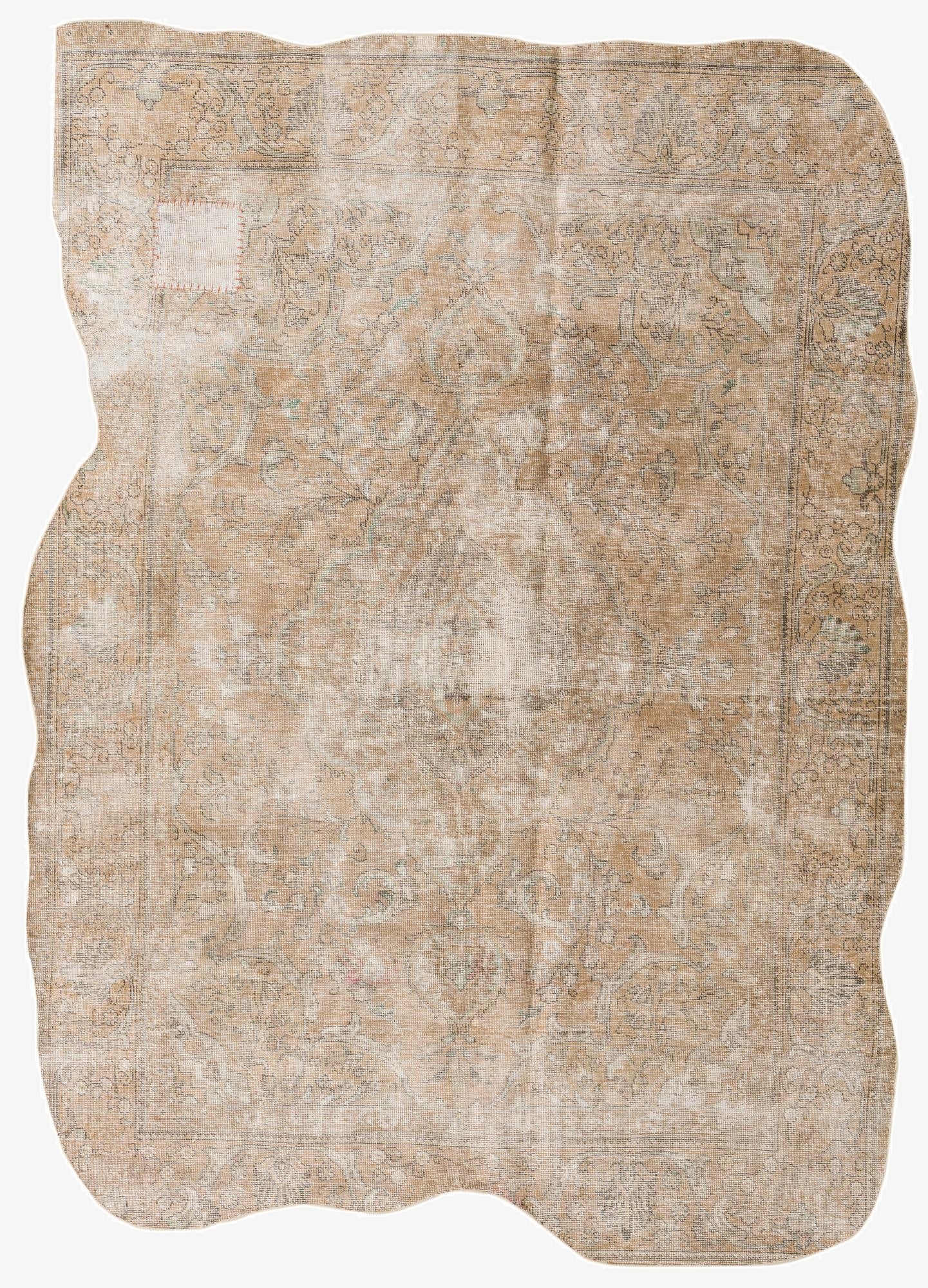 Primary image 6' 5 x 8' 10  Hand Knotted Ultra Vintage Persian Wool Rug