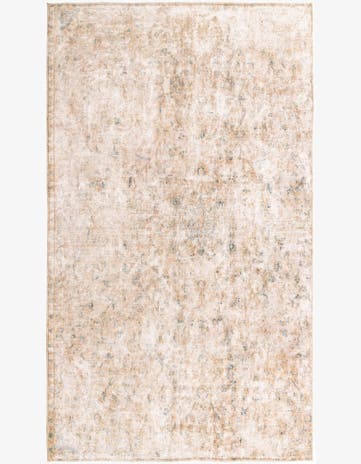 5' 5 x 9' 6 Hand Knotted Ultra Vintage Persian Wool Rug