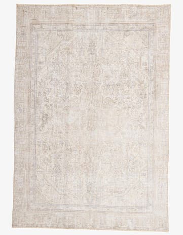 7' 4 x 10' 6 Hand Knotted Ultra Vintage Persian Wool Rug