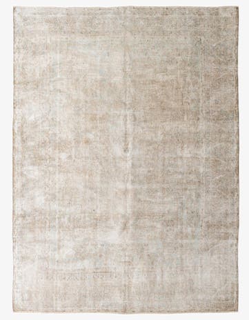 9' 9 x 12' 10 Hand Knotted Ultra Vintage Persian Wool Rug