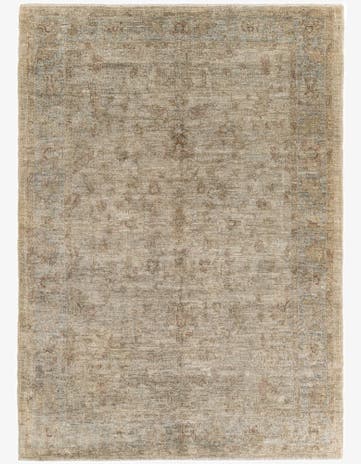 6' 1 x 8' 6 Hand Knotted Ultra Vintage Persian Wool Rug